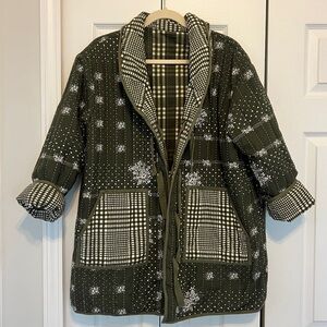The Great The Reversible Quilted Jacket size 1